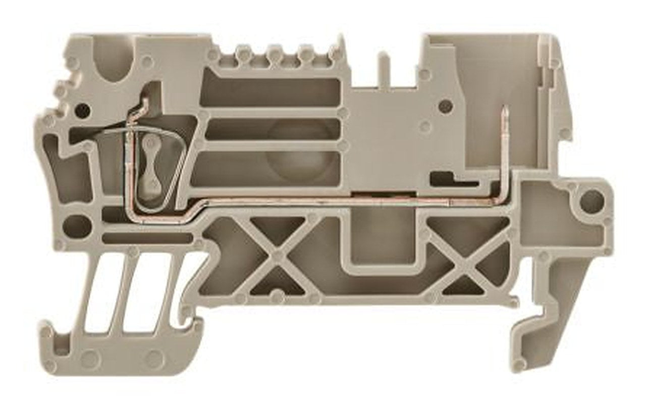 Weidmüller 1815070000 Z Series Feed Through Terminal Block Dark Beige, 2.5mm², 1-Level, Clamp