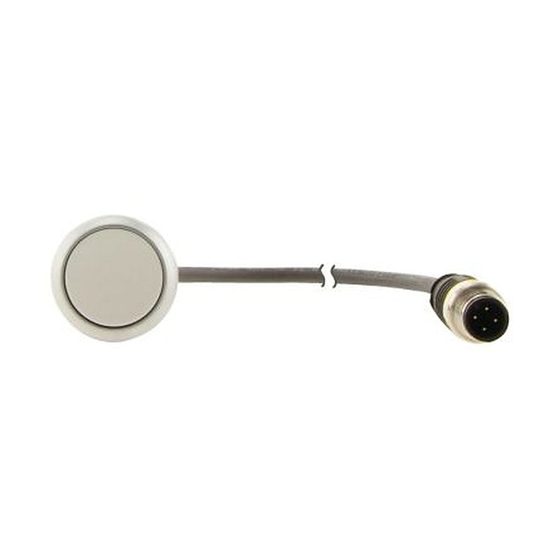 Eaton C22 Series Push Button Switch, Panel Mount, 22 mm Cutout White, 1 NO, IP67, IP69K