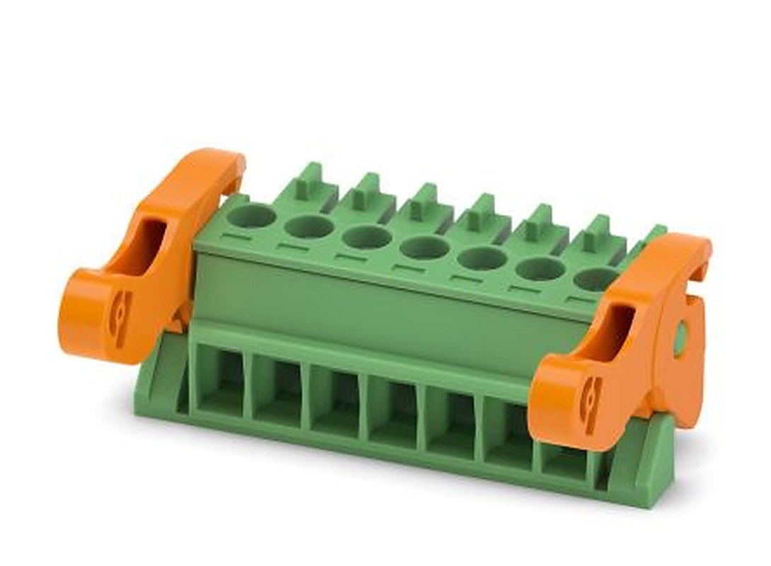 Phoenix Contact MC 1.5/7-ST-3.5-LR Series Pluggable Terminal Block, 7-Contact, 3.5 mm Pitch, 1 Row, 1816904