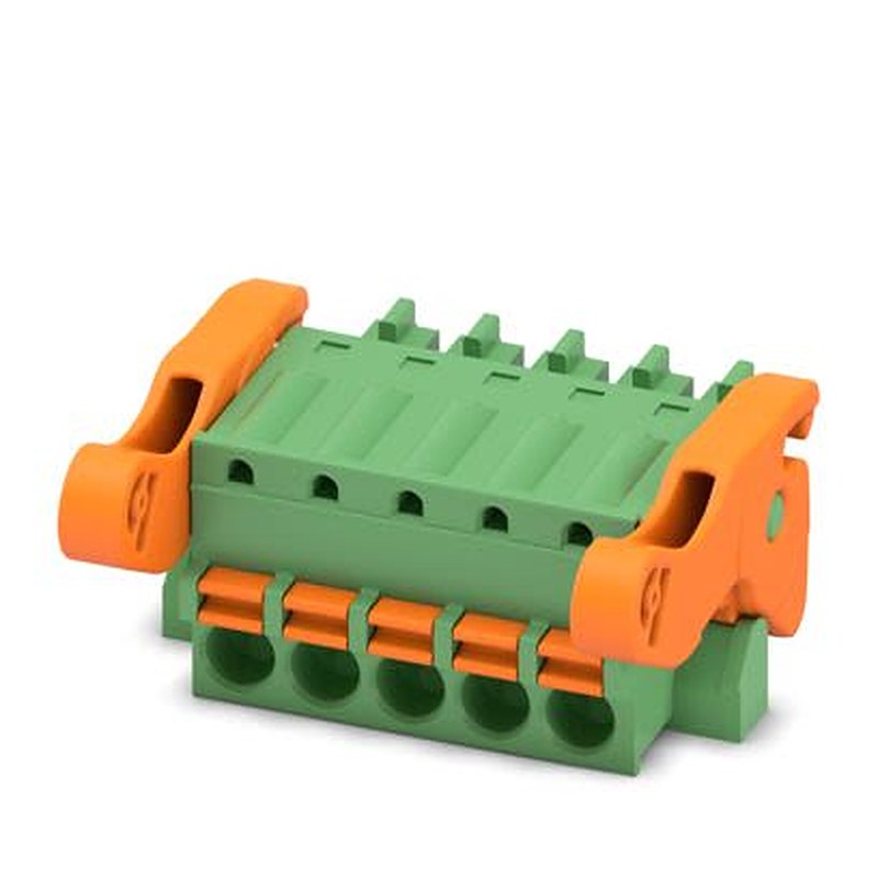 Phoenix Contact FK-MCP 1 Series PCB Connector, 5-Contact, 3.81 mm Pitch, Locking Jack, 1 Row Push-in Spring