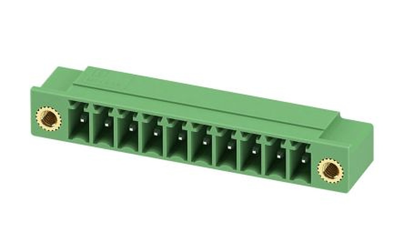 Phoenix Contact COMBICON MC Series Pluggable Terminal Block, 10-Contact, 3.5 mm Pitch, 1 Row, 1817699