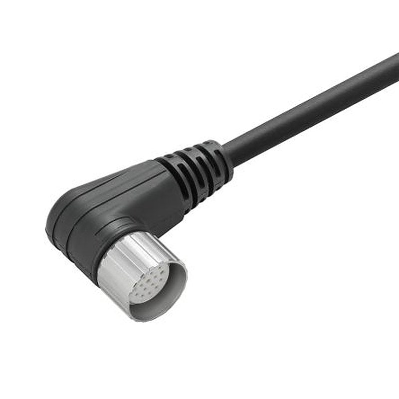 Weidmüller Female 19 way Right Angle to Unterminated Unterminated Actuator/Sensor Cable, 10 m