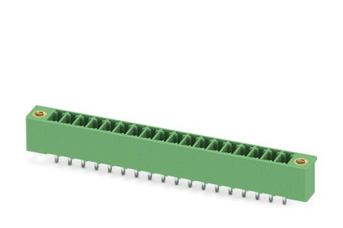 Phoenix Contact MCV 1.5/18-GF-3.5-LR Series Pluggable Terminal Block, 18 Contact(s), 3.5 mm Pitch, 1 Row