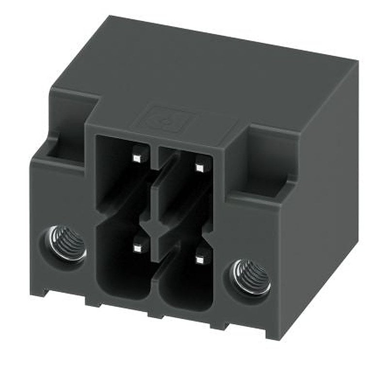 Phoenix Contact DMC 1.5/ 2-G1F-3.5-LRP20THRR44 Series Pluggable Terminal Block, 2-Contact, 3.5 mm Pitch, 2 Row, 1818504