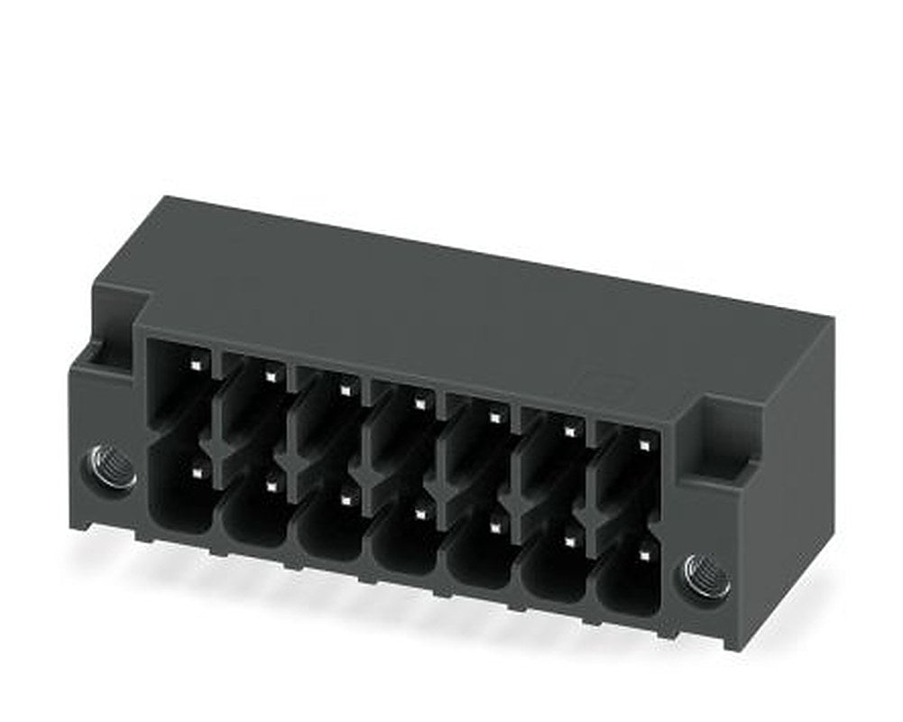 Phoenix Contact DMC 1.5/ 7-G1F-3.5-LRP20THRR56 Series Pluggable Terminal Block, 7-Contact, 3.5 mm Pitch, 2 Row, 1818559
