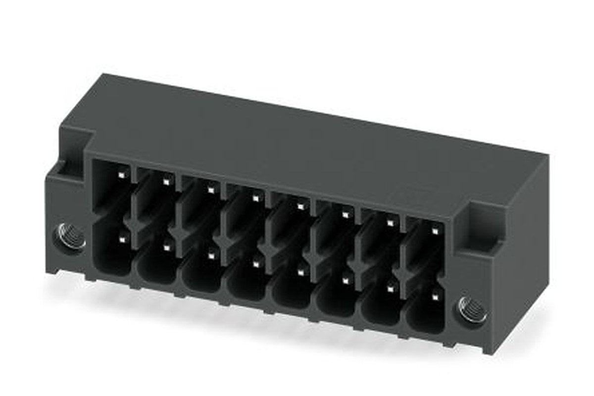 Phoenix Contact DMC 1.5/ 8-G1F-3.5-LRP20THRR56 Series Pluggable Terminal Block, 8-Contact, 3.5 mm Pitch, 2 Row, 1818562
