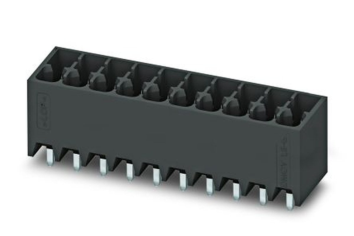 Phoenix Contact DMCV 1.5/12-G1-3.5 P20THR R72 Series Pluggable Terminal Block, 12-Contact, 3.5 mm Pitch, 2 Row, 1818672