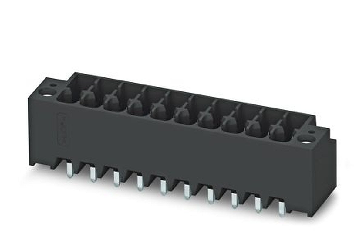 Phoenix Contact DMCV 1.5/ 2-G1F-3.5-LRP20THRR3 Series Pluggable Terminal Block, 2-Contact, 3.5 mm Pitch, 2 Row, 1818708