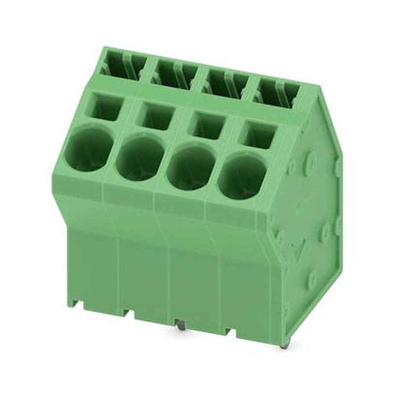 Phoenix Contact SPTA 5 Series PCB Terminal Block, 4-Contact, 7.5 mm Pitch, Wave Soldering Mount, 1 Row