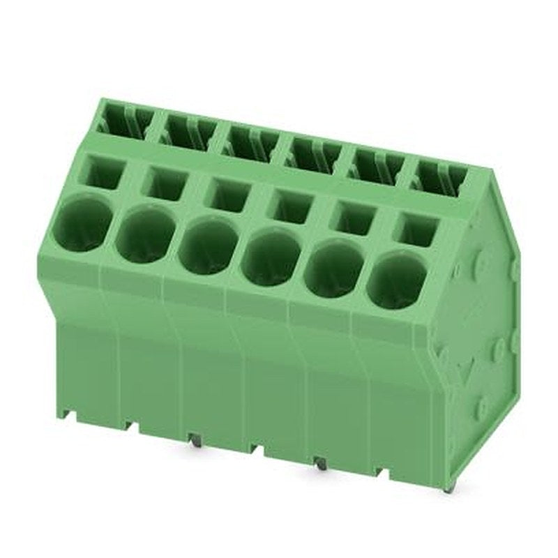 Phoenix Contact SPTA Series PCB Terminal Block, 6-Contact, 7.5 mm Pitch, Wave Soldering Mount, 1 Row
