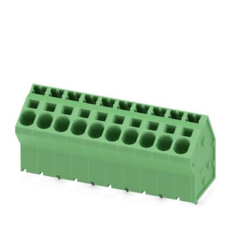 Phoenix Contact SPTA 5 Series PCB Terminal Block, 10-Contact, 7.5 mm Pitch, Wave Soldering Mount, 1 Row