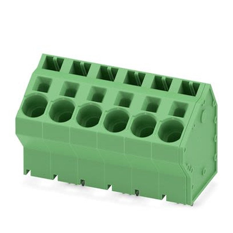 Phoenix Contact SPTA 16 Series PCB Terminal Block, 6-Contact, 10 mm Pitch, Wave Soldering Mount, 1 Row