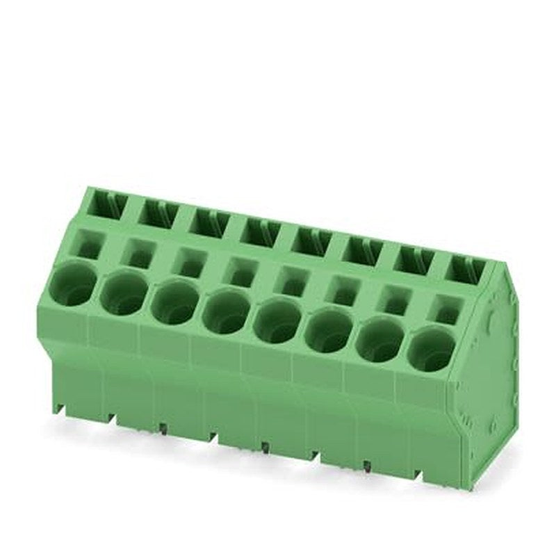Phoenix Contact SPTA 16 Series PCB Terminal Block, 8-Contact, 10 mm Pitch, Wave Soldering Mount, 1 Row