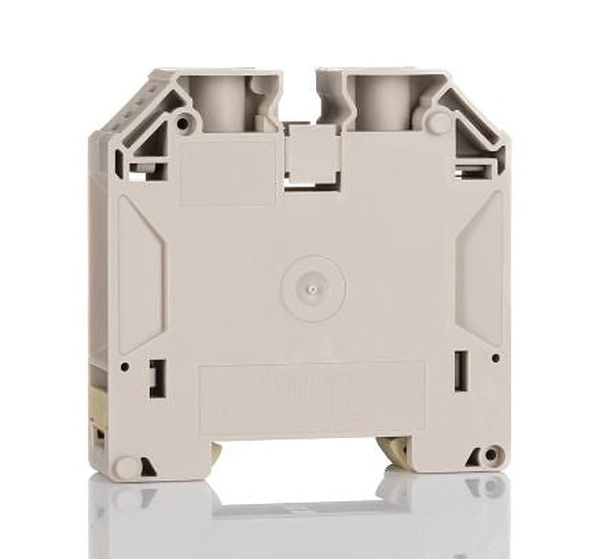 Weidmüller 1820840000 W Series Feed Through Terminal Block Dark Beige, 50mm², 1-Level, Screw