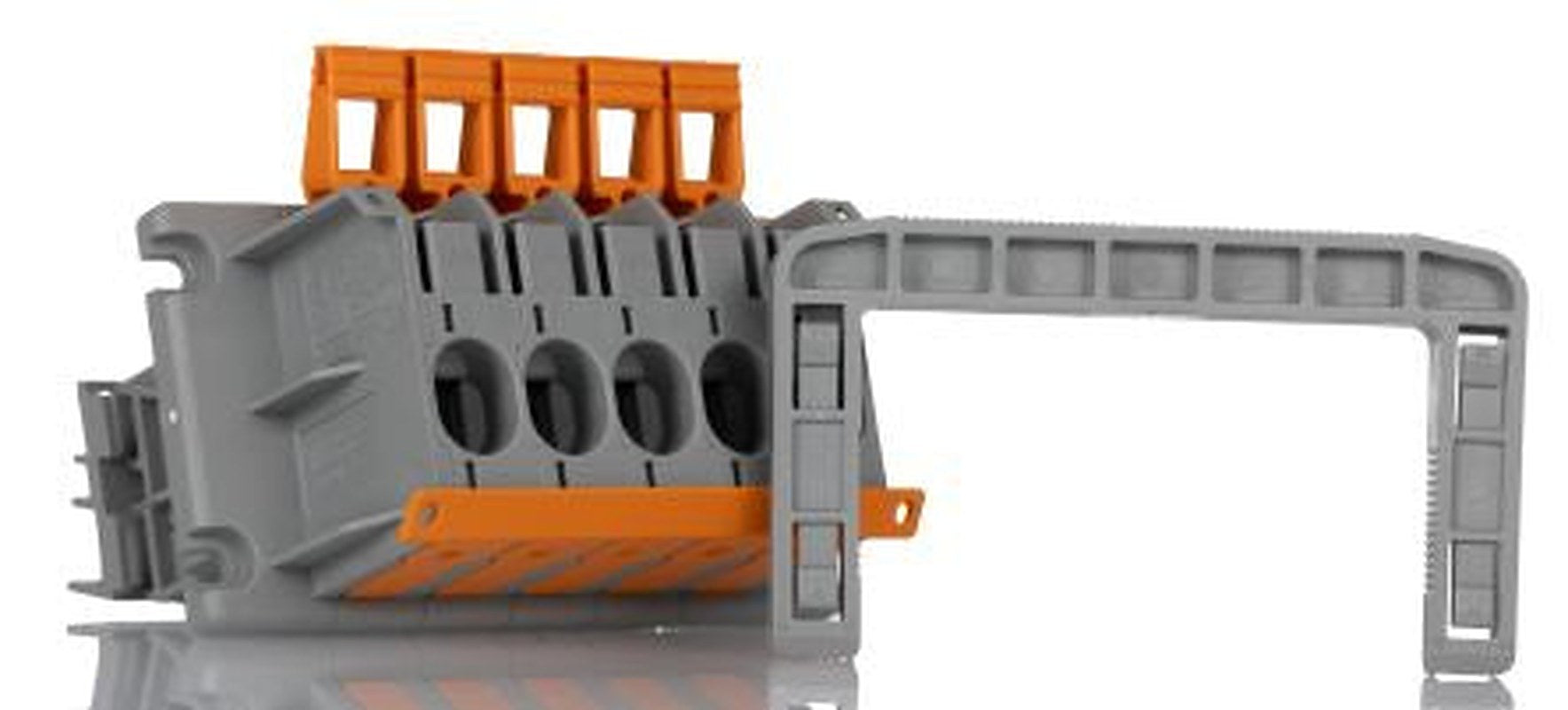 Phoenix Contact PLW 16-6/5-10 Series Feed Through Terminal Block, 5-Contact, 10 mm Pitch, 1 Row, 1821083