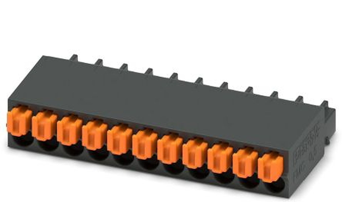 Phoenix Contact FMC 0.5/11-ST-2.54 Series PCB Terminal Block, 11-Contact, 2.54 mm Pitch, 1 Row, 1821180