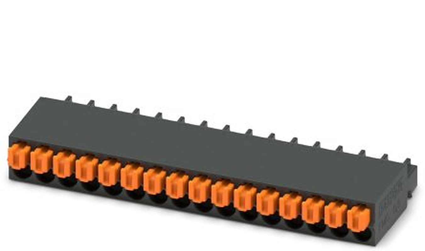 Phoenix Contact FMC 0.5/16-ST-2.54 Series PCB Terminal Block, 16-Contact, 2.54 mm Pitch, 1 Row, 1821232
