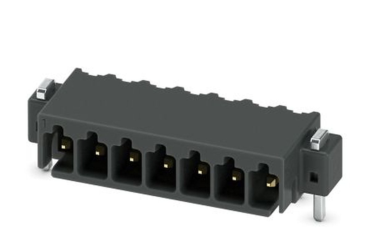 Phoenix Contact MC 0.5/ 7-G-2.54 P20 THR R44 Series Pluggable Terminal Block, 7-Contact, 2.54 mm Pitch, 1 Row, 1821290