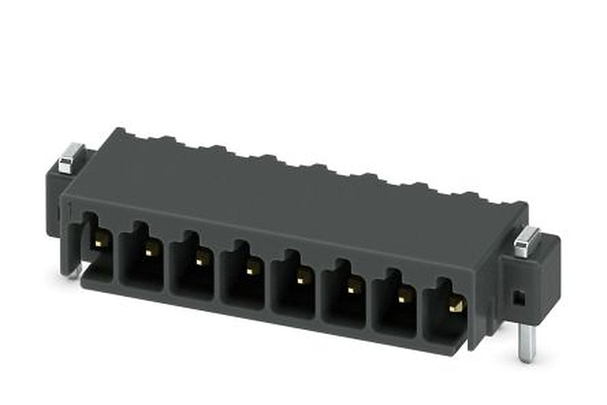 Phoenix Contact MC 0.5/ 8-G-2.54 P20 THR R44 Series Pluggable Terminal Block, 8-Contact, 2.54 mm Pitch, 1 Row, 1821300