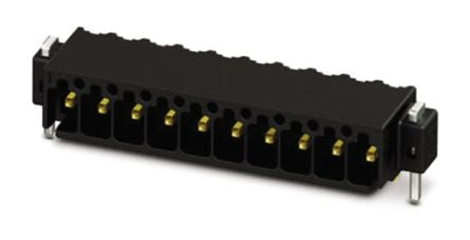 Phoenix Contact MC 0.5/13-G-2.54 P20 THR R56 Series Pluggable Terminal Block, 13-Contact, 2.54 mm Pitch, 1 Row, 1821355