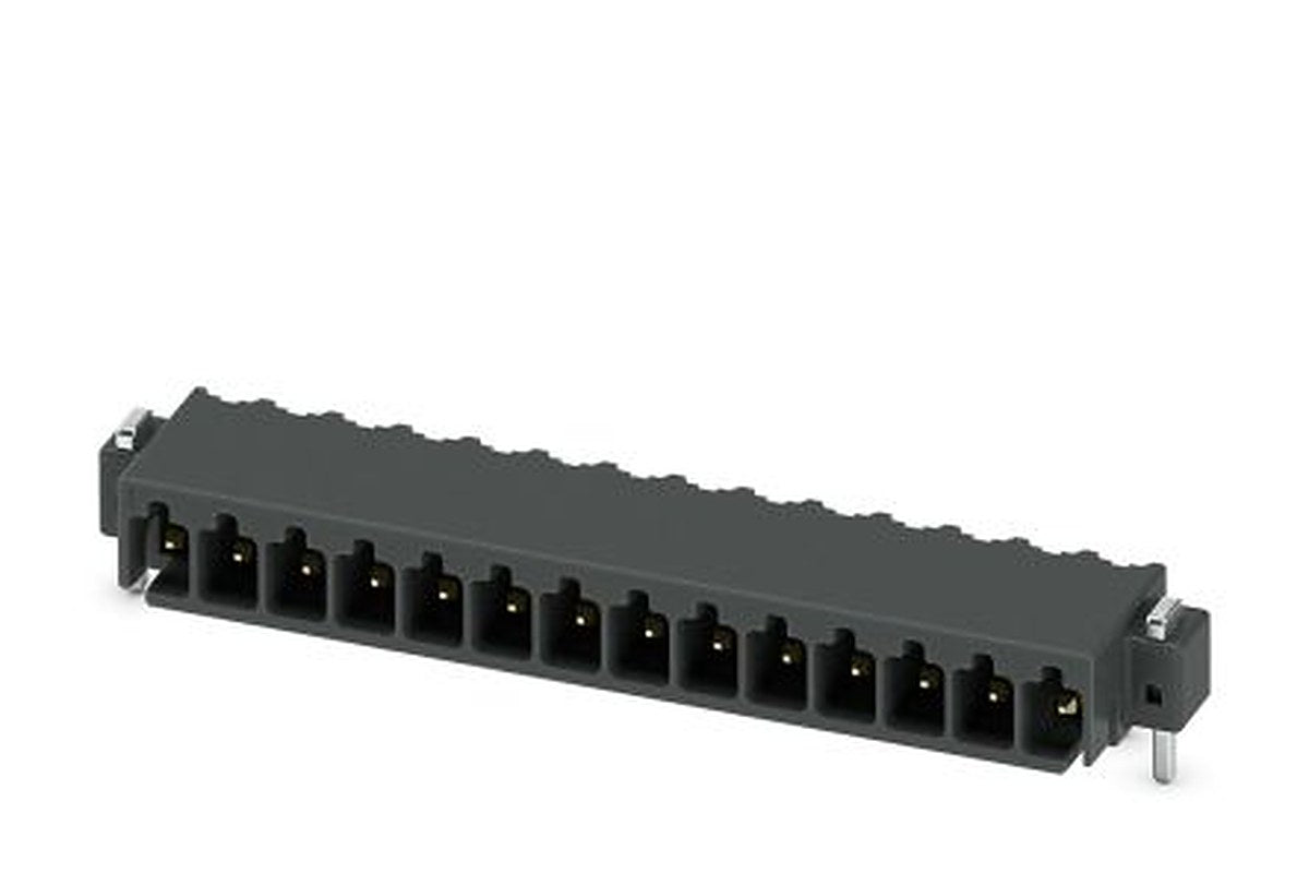 Phoenix Contact MC 0.5/14-G-2.54 P20 THR R56 Series Pluggable Terminal Block, 14-Contact, 2.54 mm Pitch, 1 Row, 1821368