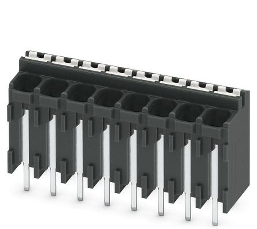 Phoenix Contact SPT-THR 1.5/8-V-3.5 P26 Series PCB Terminal Block, 8-Contact, 3.5 mm Pitch, 1 Row, 1822370
