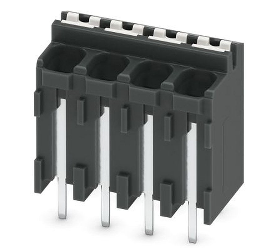 Phoenix Contact SPT-THR 1.5/4-V-3.81 P26 Series PCB Terminal Block, 4-Contact, 3.81 mm Pitch, 1 Row, 1822448