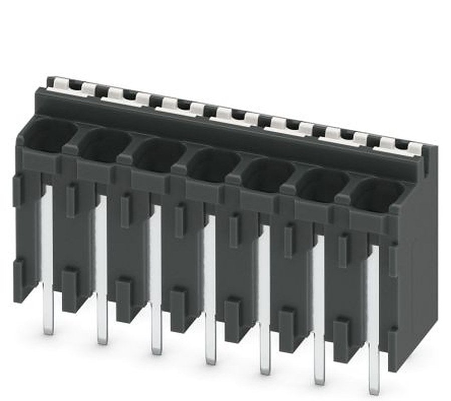 Phoenix Contact SPT-THR 1.5/7-V-3.81 P26 Series PCB Terminal Block, 7-Contact, 3.81 mm Pitch, 1 Row, 1822477