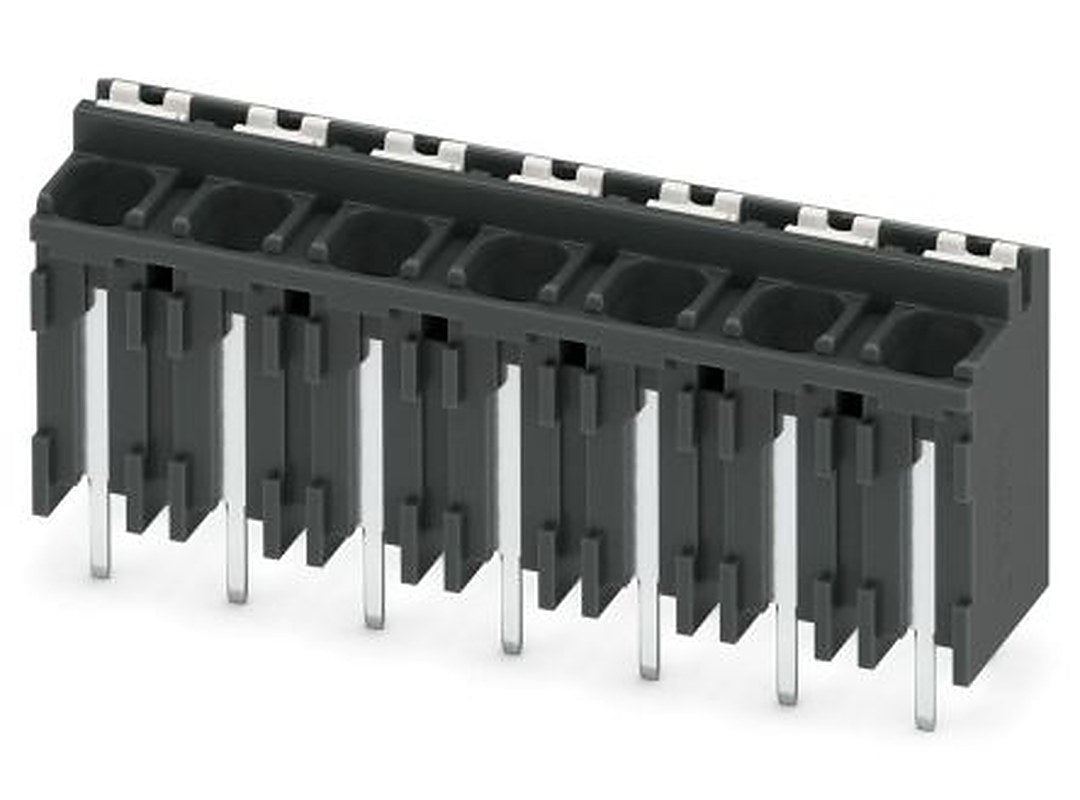 Phoenix Contact SPT-THR 1.5/7-V-5.0 P26 Series PCB Terminal Block, 7-Contact, 5 mm Pitch, 1 Row, 1822587