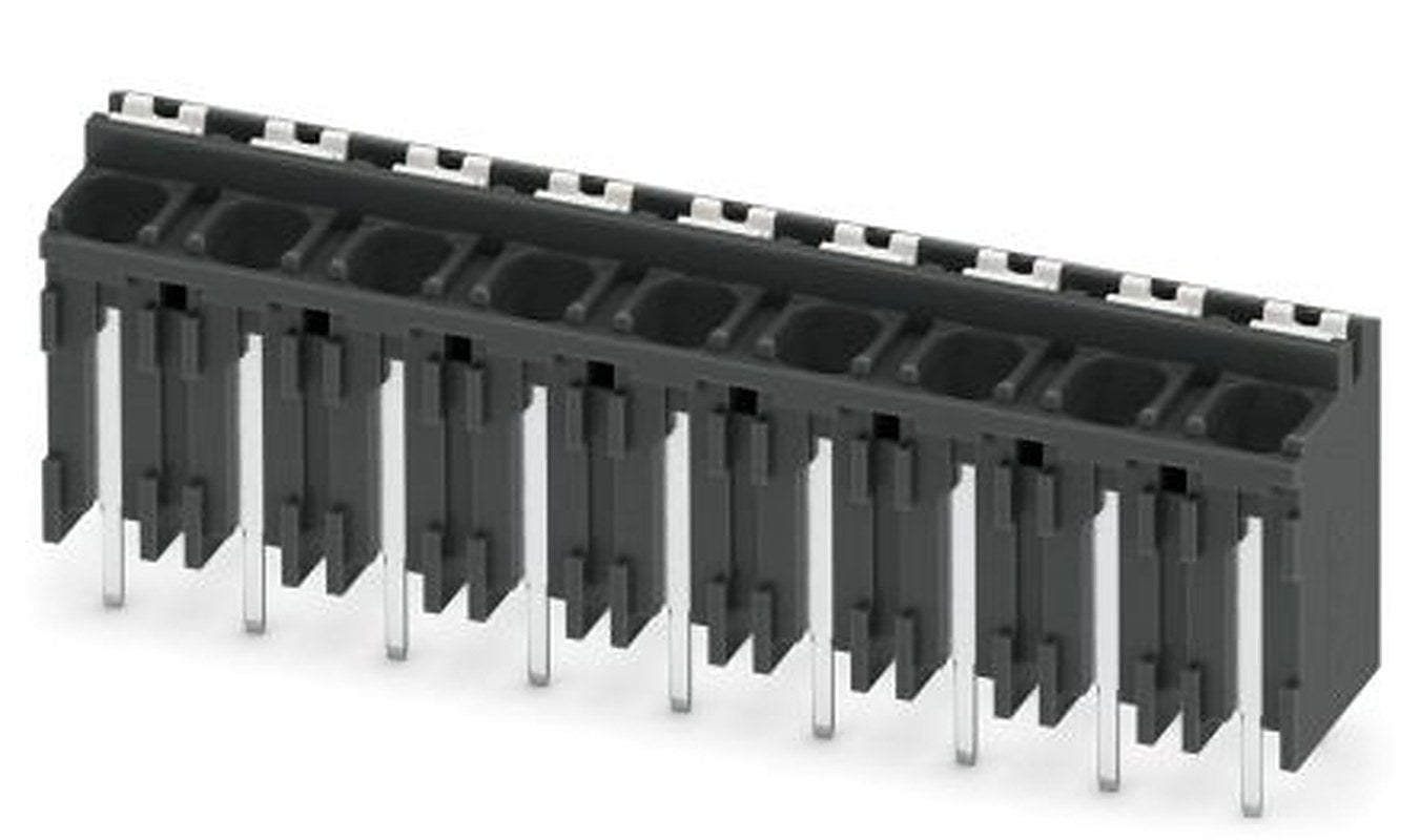 Phoenix Contact SPT-THR 1.5/9-V-5.0 P26 Series PCB Terminal Block, 9-Contact, 5 mm Pitch, 1 Row, 1822600