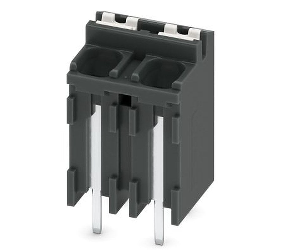 Phoenix Contact SPT-THR 1.5/2-V-5.08 P26 Series PCB Terminal Block, 2-Contact, 5.08 mm Pitch, 1 Row, 1822642