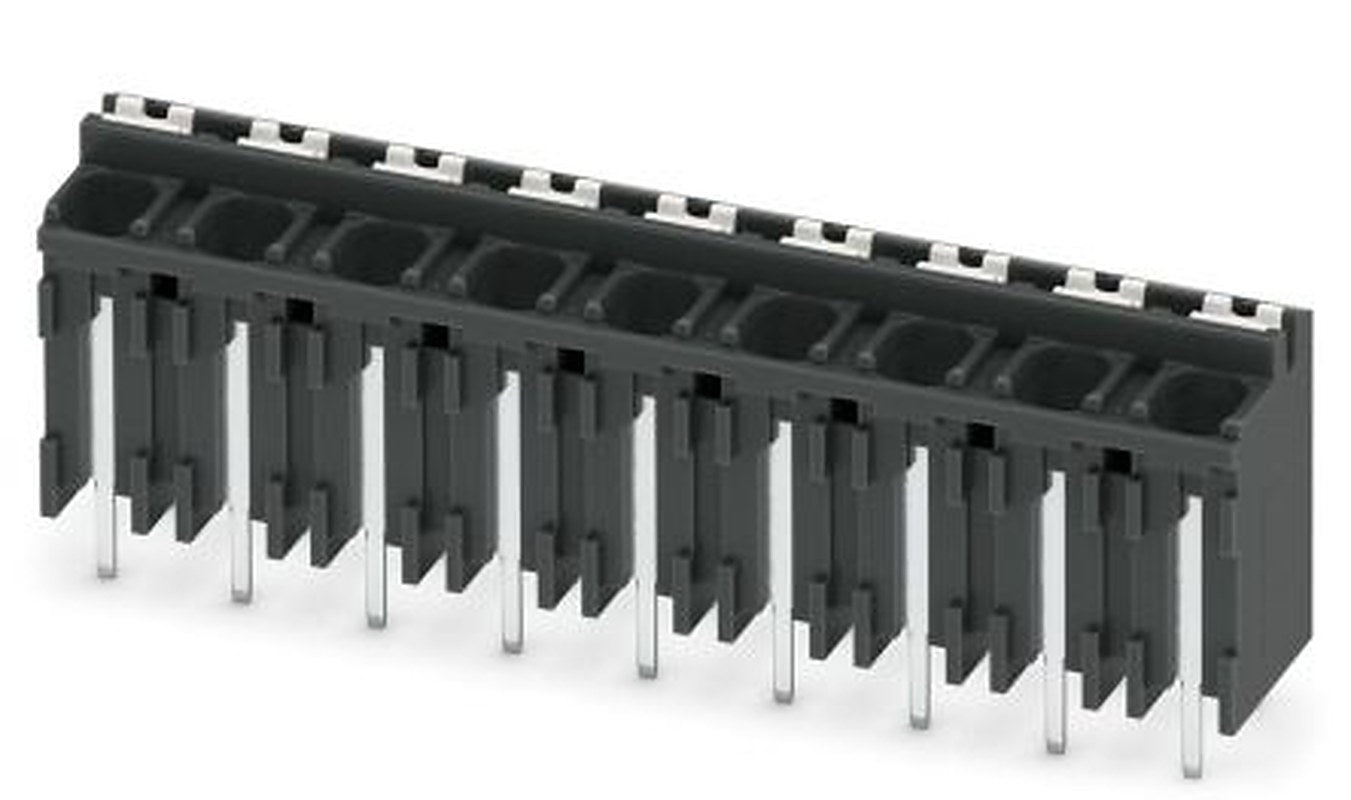 Phoenix Contact SPT-THR 1.5/9-V-5.08 P26 Series PCB Terminal Block, 9-Contact, 5.08 mm Pitch, 1 Row, 1822710