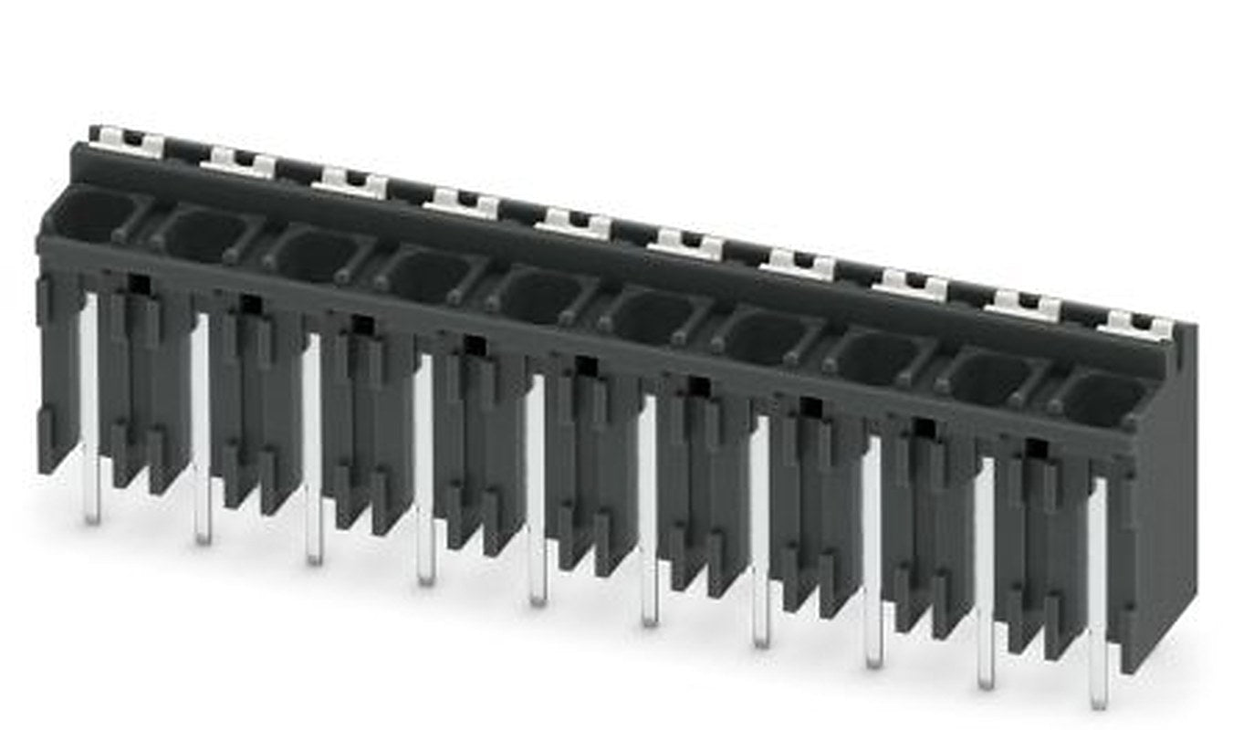 Phoenix Contact SPT-THR 1.5/10-V-5.08 P26 Series PCB Terminal Block, 10-Contact, 5.08 mm Pitch, 1 Row, 1822723
