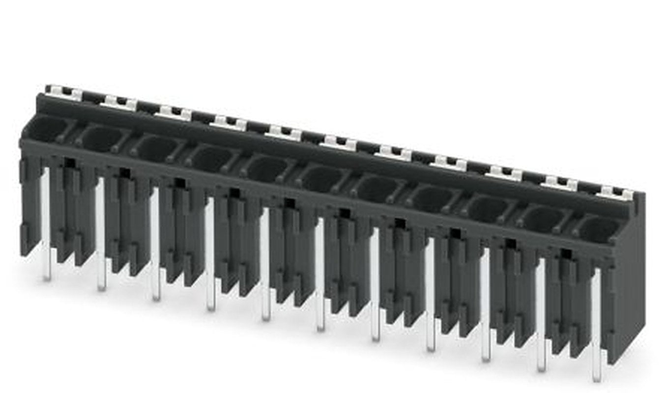 Phoenix Contact SPT-THR 1.5/11-V-5.08 P26 Series PCB Terminal Block, 11-Contact, 5.08 mm Pitch, 1 Row, 1822736