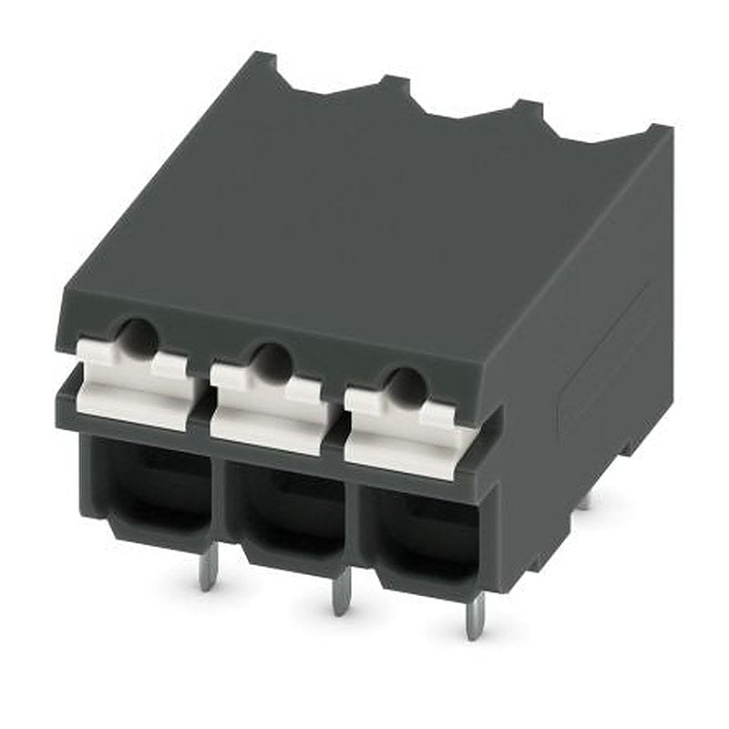 Phoenix Contact SPT-THR 1.5/3-H-3.5 P26 Series PCB Terminal Block, 3-Contact, 3.5 mm Pitch, 1 Row, 1822765