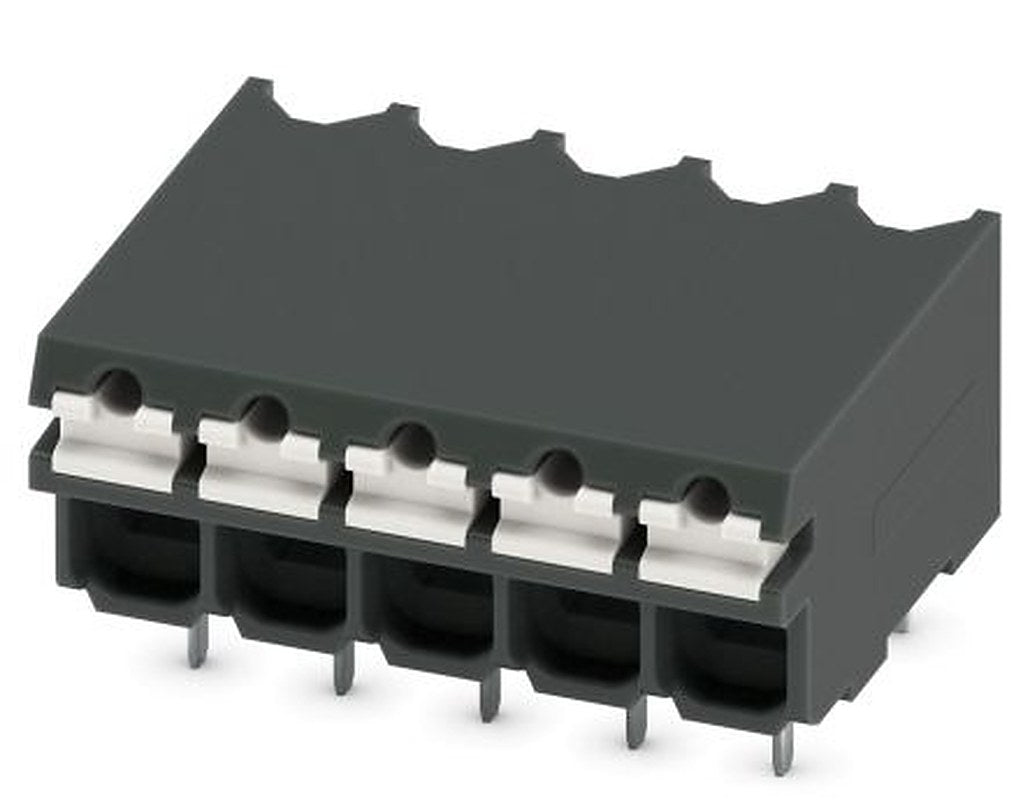 Phoenix Contact SPT-THR 1.5/5-H-3.5 P26 Series PCB Terminal Block, 5-Contact, 3.5 mm Pitch, 1 Row, 1822781