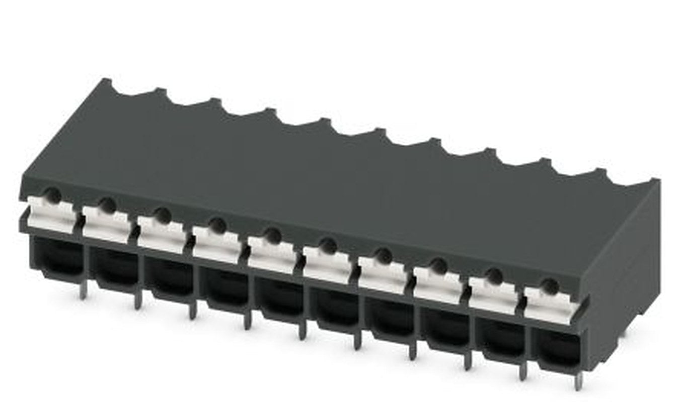 Phoenix Contact SPT-THR 1.5/10-H-3.5 P26 Series PCB Terminal Block, 10-Contact, 3.5 mm Pitch, 1 Row, 1822833
