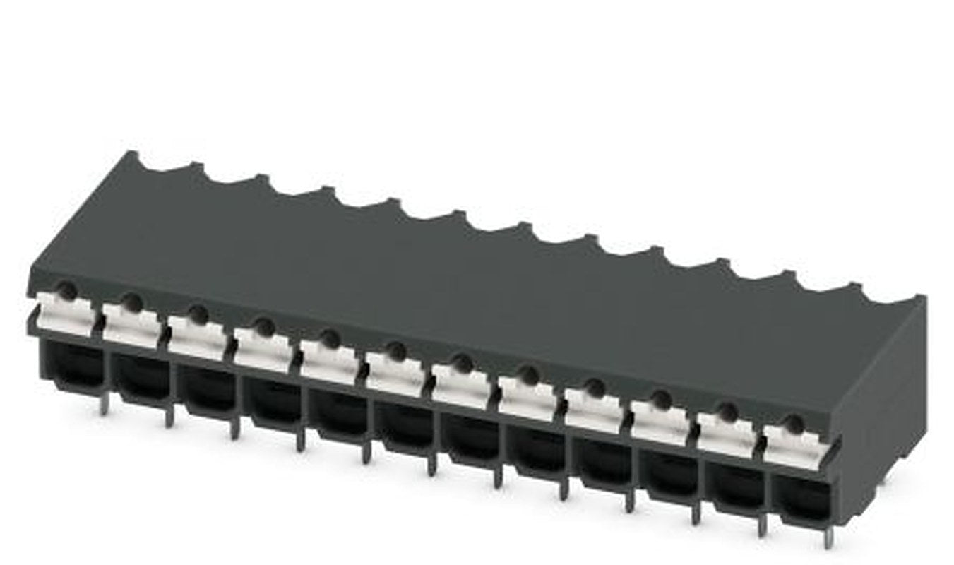 Phoenix Contact SPT-THR 1.5/12-H-3.5 P26 Series PCB Terminal Block, 12-Contact, 3.5 mm Pitch, 1 Row, 1822859