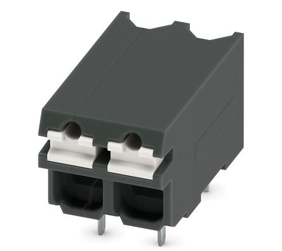 Phoenix Contact SPT-THR 1.5/2-H-3.81 P26 Series PCB Terminal Block, 2-Contact, 3.81 mm Pitch, 1 Row, 1822862