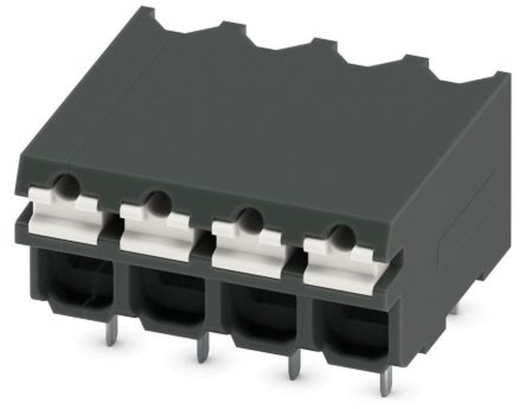 Phoenix Contact SPT-THR 1.5/4-H-3.81 P26 Series PCB Terminal Block, 4-Contact, 3.81 mm Pitch, 1 Row, 1822888