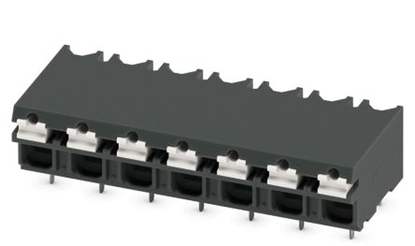 Phoenix Contact SPT-THR 1.5/7-H-5.08 P26 Series PCB Terminal Block, 7-Contact, 5.08 mm Pitch, 1 Row, 1823133