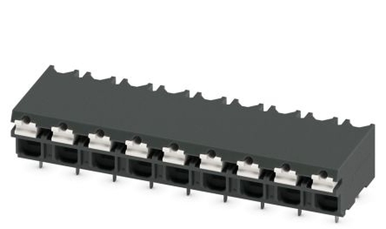 Phoenix Contact SPT-THR 1.5/9-H-5.08 P26 Series PCB Terminal Block, 9-Contact, 5.08 mm Pitch, 1 Row, 1823159