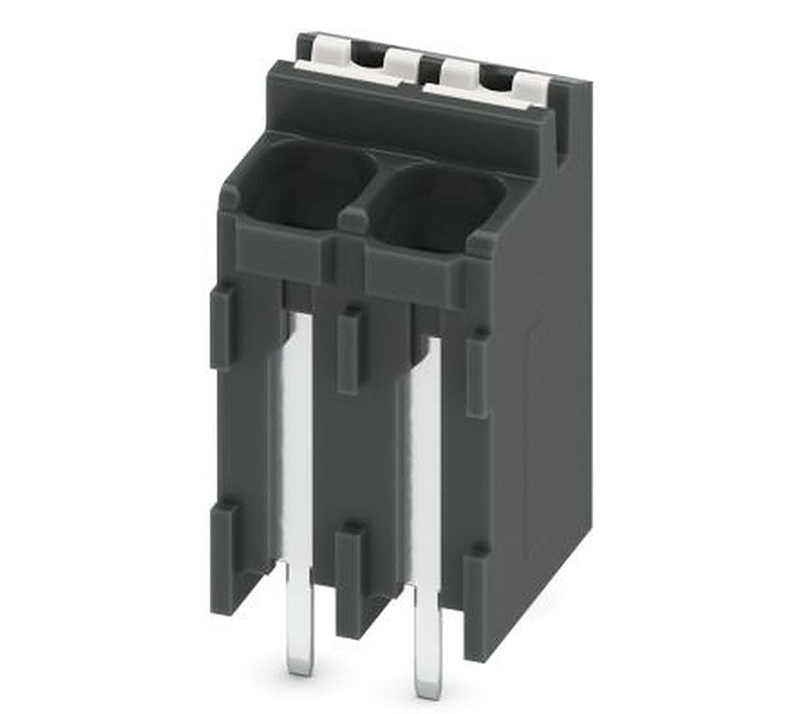 Phoenix Contact SPT-THR 1.5/2-V-3.5 P20 R24 Series Pluggable Terminal Block, 2-Contact, 3.5 mm Pitch, 1 Row, 1823191