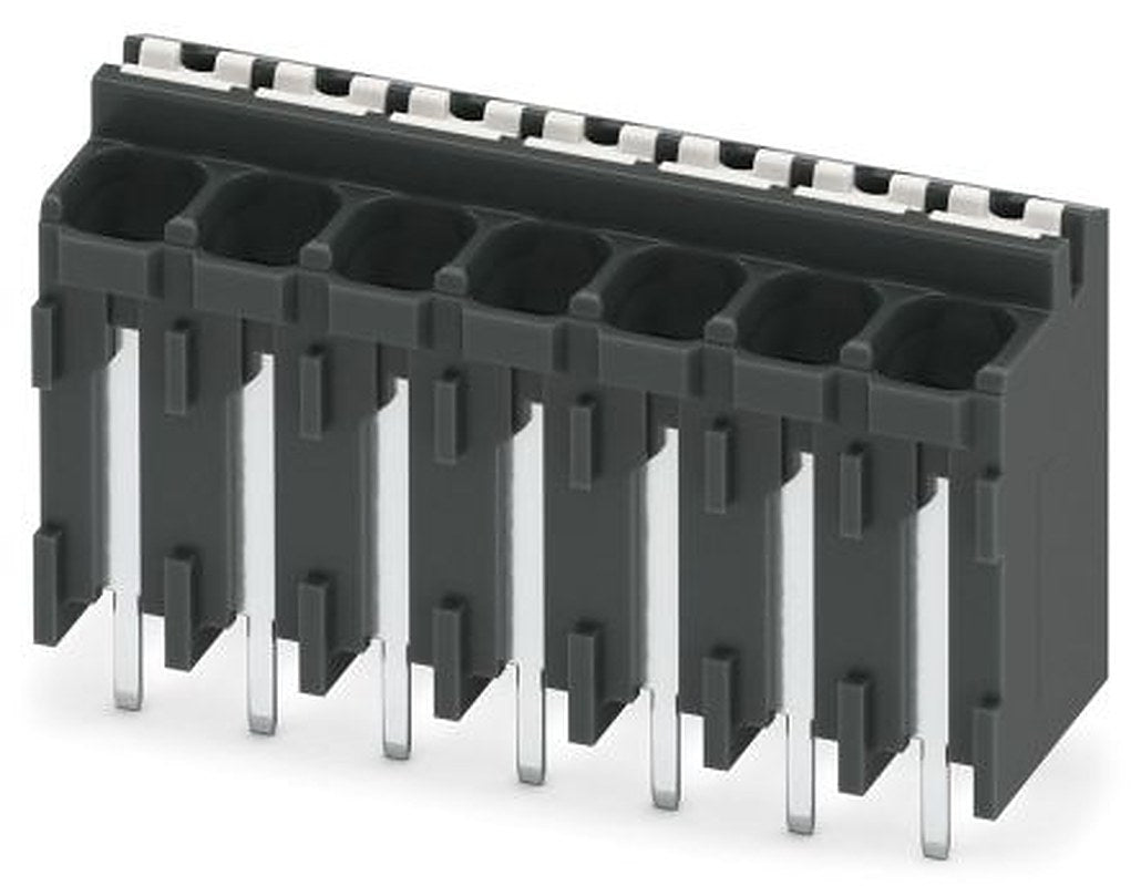 Phoenix Contact SPT-THR 1.5/7-V-3.5 P20 R44 Series Pluggable Terminal Block, 7-Contact, 3.5 mm Pitch, 1 Row, 1823243