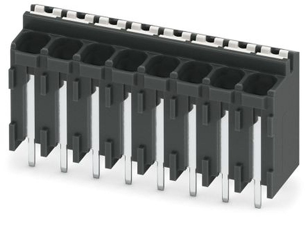 Phoenix Contact SPT-THR 1.5/8-V-3.5 P20 R72 Series Pluggable Terminal Block, 8-Contact, 3.5 mm Pitch, 1 Row, 1823256