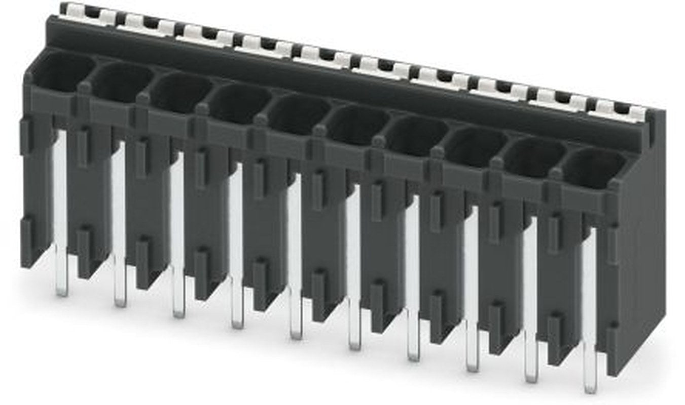 Phoenix Contact SPT-THR 1.5/10-V-3.5 P20 R72 Series Pluggable Terminal Block, 10-Contact, 3.5 mm Pitch, 1 Row, 1823272