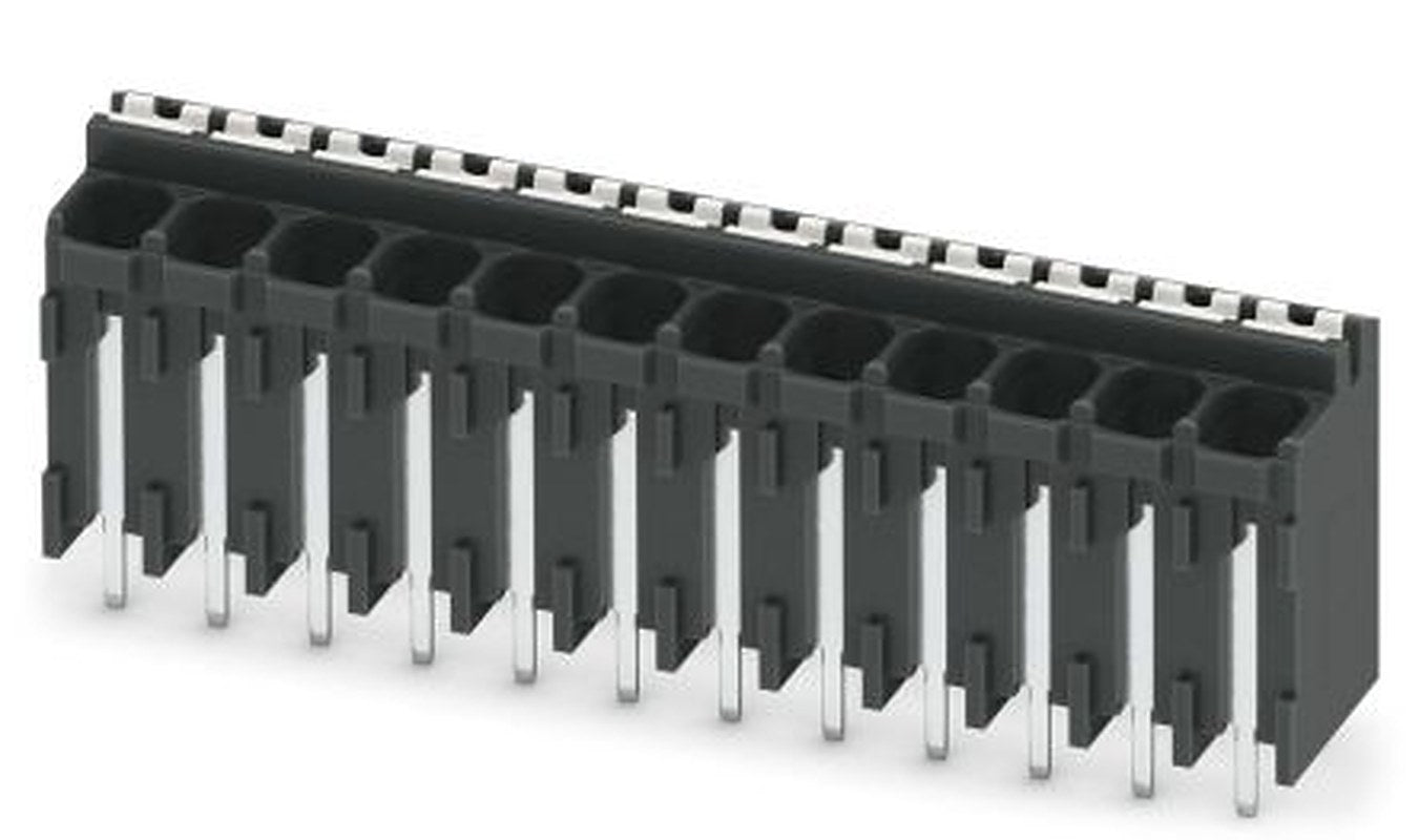 Phoenix Contact SPT-THR 1.5/12-V-3.5 P20 R72 Series Pluggable Terminal Block, 12-Contact, 3.5 mm Pitch, 1 Row, 1823298