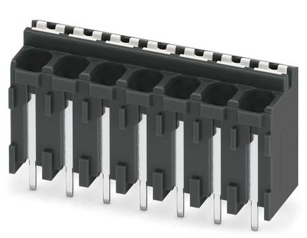 Phoenix Contact SPT-THR 1.5/7-V-3.81 P20 R44 Series Pluggable Terminal Block, 7-Contact, 3.5 mm Pitch, 1 Row, 1823353