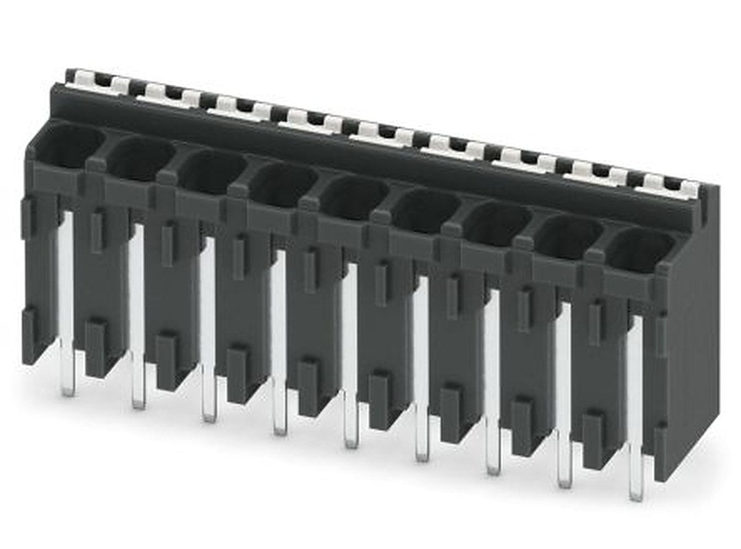 Phoenix Contact SPT-THR 1.5/9-V-3.81 P20 R72 Series Pluggable Terminal Block, 9-Contact, 3.5 mm Pitch, 1 Row, 1823379