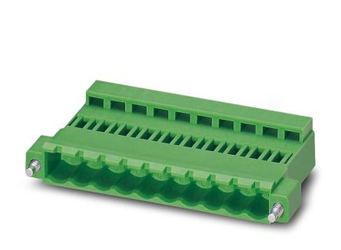 Phoenix Contact CC 2.5/2-STZF-5.08 Series Pluggable Terminal Block, 2-Contact, 5.08 mm Pitch, 1 Row, 1823383